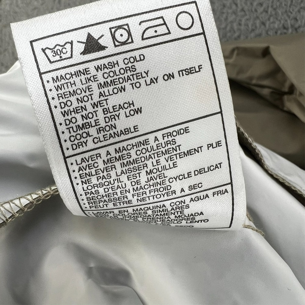 VTG Y2K Nike Clima-Fit Windbreaker Golf Jacket Men XL Tan Zip Lightweight Vented - Picture 14 of 16